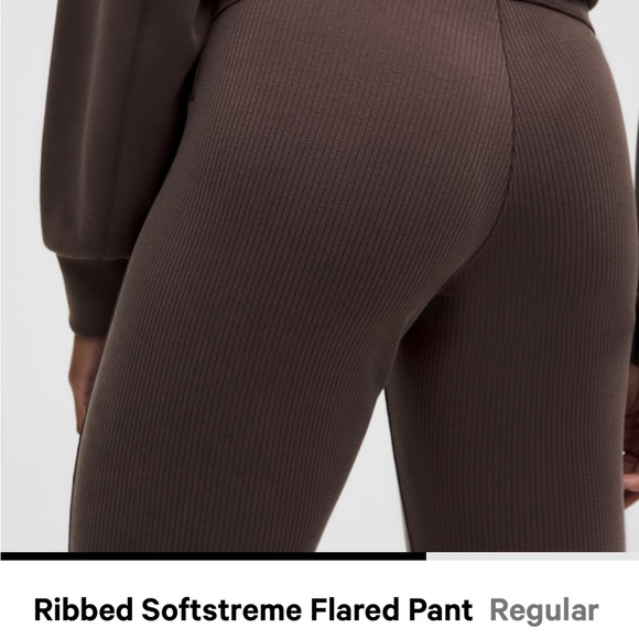 NWT SOLD OUT LULULEMON RIBBED SOFTSTREAM PANT SZ 8 - Picture 2 of 3